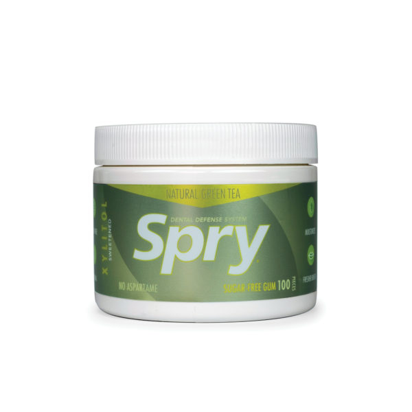 Spry Natural Xylitol Gum - Green Tea