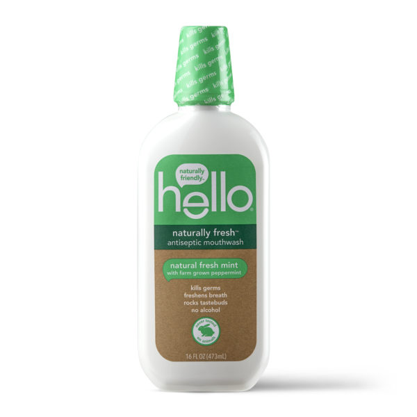 hello Mouthwash - Naturally-fresh, 16 oz.