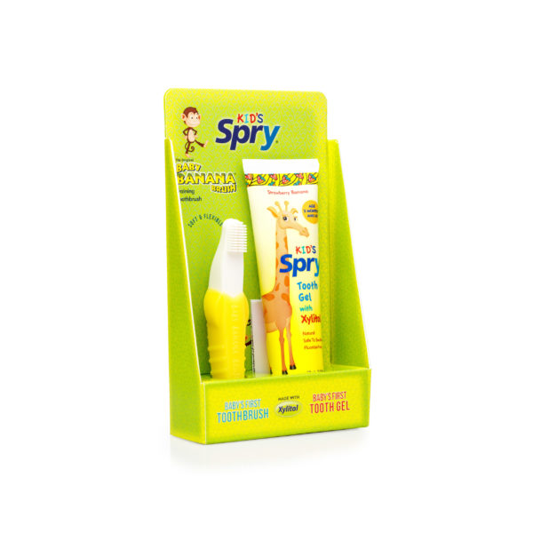 Spry Kid's Baby Banana Toothbrush and Toothpaste Kit