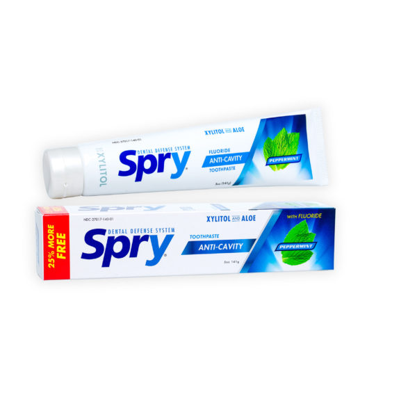 Spry Anti-Cavity Xylitol Toothpaste with Fluoride - Peppermint