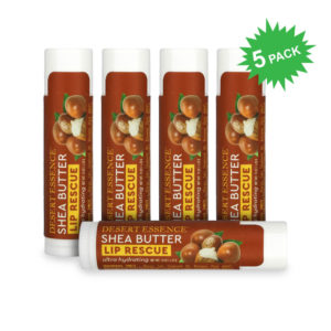 Desert Essence Lip Rescue with Ultra Hydrating Shea Butter Balm 5 Pack