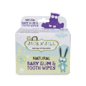 Jack N' Jill Baby Gum & Tooth Wipes front box view