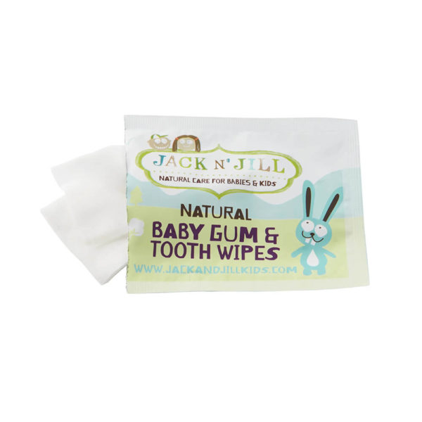 Jack N' Jill Baby Gum & Tooth Wipes open wrap view