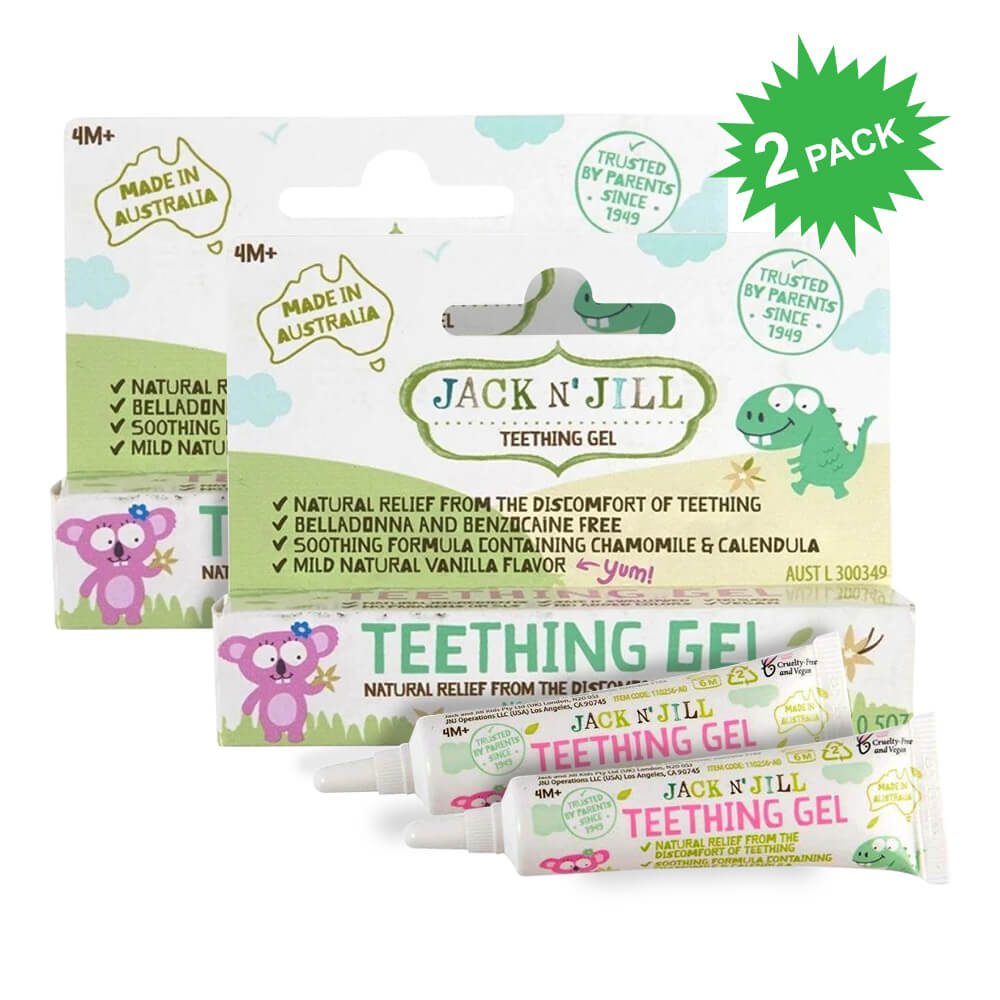 Schrijft een rapport nooit Ik wil niet Jack n' Jill Natural Baby Teething Gel | Mild Vanilla Flavor | For 4+ Months