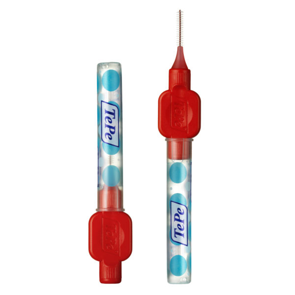 TePe Interdental Brushes, Original, 0.5 mm, Red - Image 4