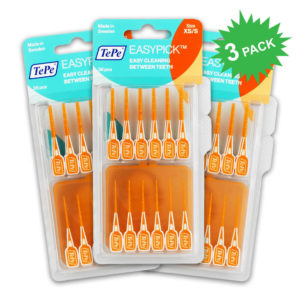 TePe EasyPick Dental Toothpicks in 3 Pack