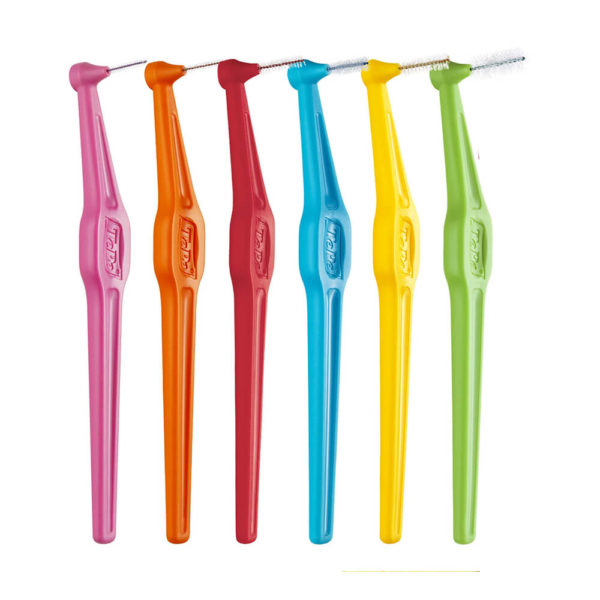 TePe Angle Interdental Brushes in 6 different sizes