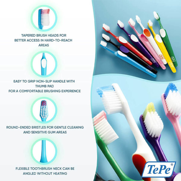 TePe Nova Extra Soft Toothbrush product features