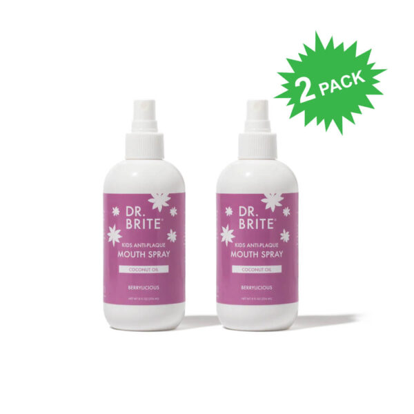 Dr. Brite Healthy Teeth & Gums Spray, 8 oz, Berrylicious, choose single or 2-pack