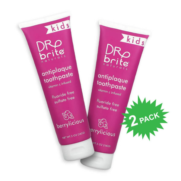 Dr Brite Natural Kids Antiplaque Toothpaste 2 Pack