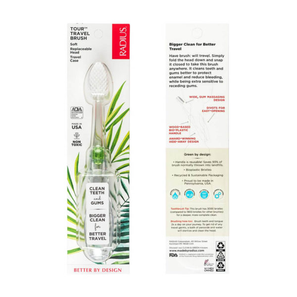 Radius Tour™ Travel Toothbrush Packaging