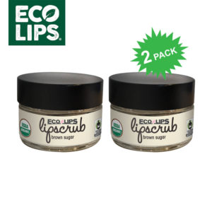 Eco Lips Organic Lip Scrub Brown Sugar