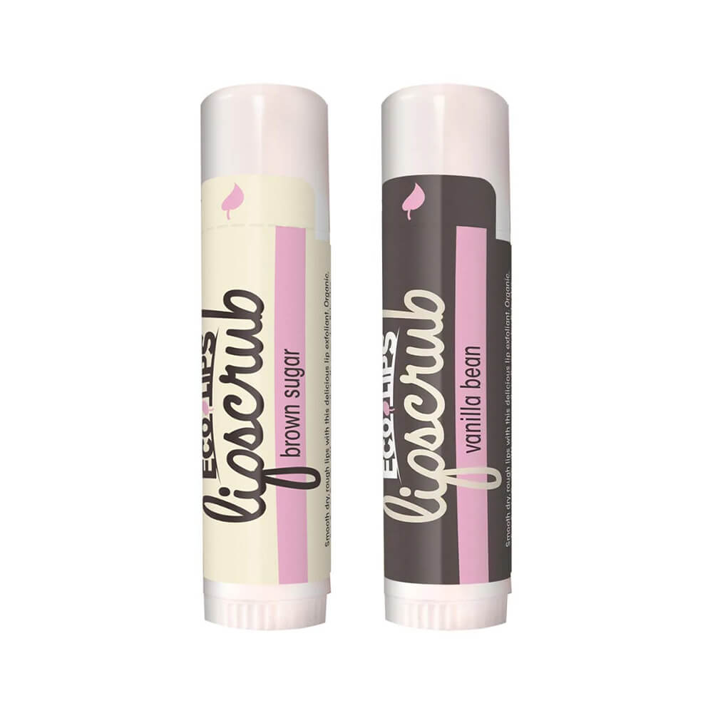 Eco Lips Lip Scrub Stick | Brown Sugar + Vanilla Bean Bundle