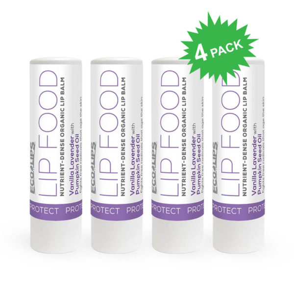 Eco Lips Lip Food - Lavender Vanilla 4 Pack