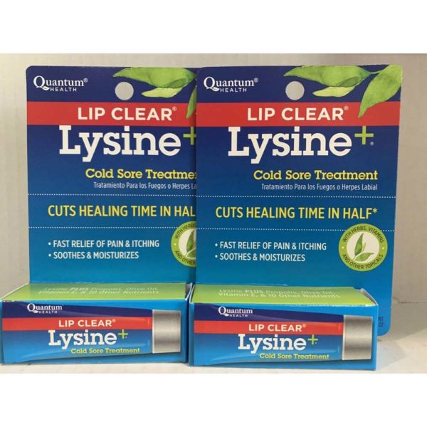 Quantum Health Lip Clear Cold Sore Ointment, 7g tubes, choose single or 2-pack