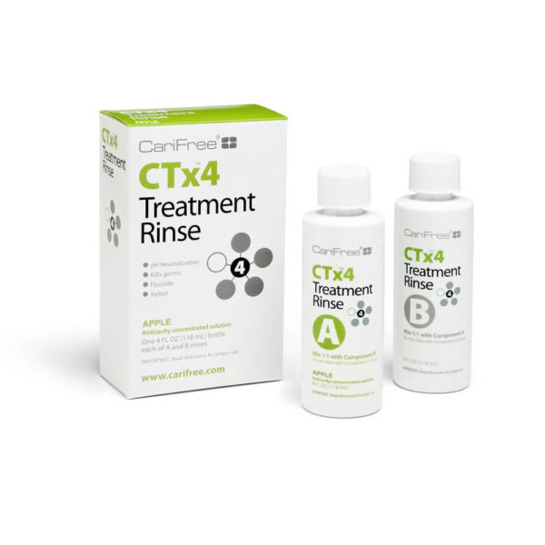 CariFree CTx4 Treatment Rinse Apple Flavor Set