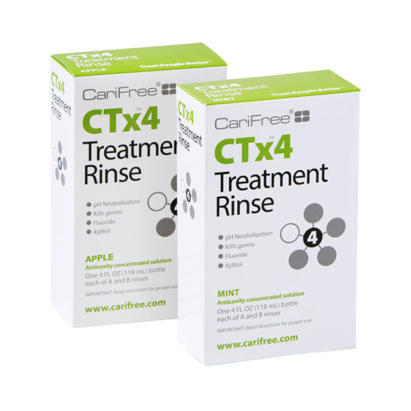 CariFree CTx4 Treatment Rinse Mint and Apple Flavor