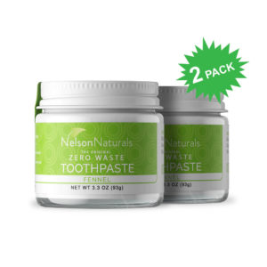 Nelson Naturals Original Zero Waste Toothpaste Fennel