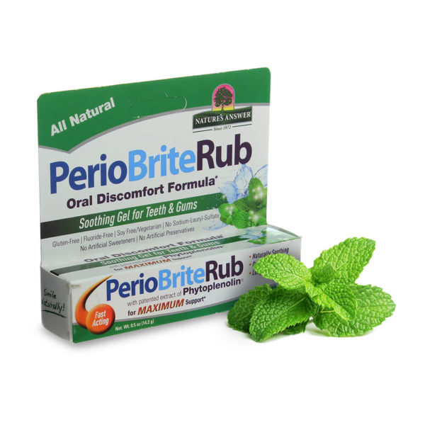 Nature’s Answer PerioBrite Rub Coolmint Flavor