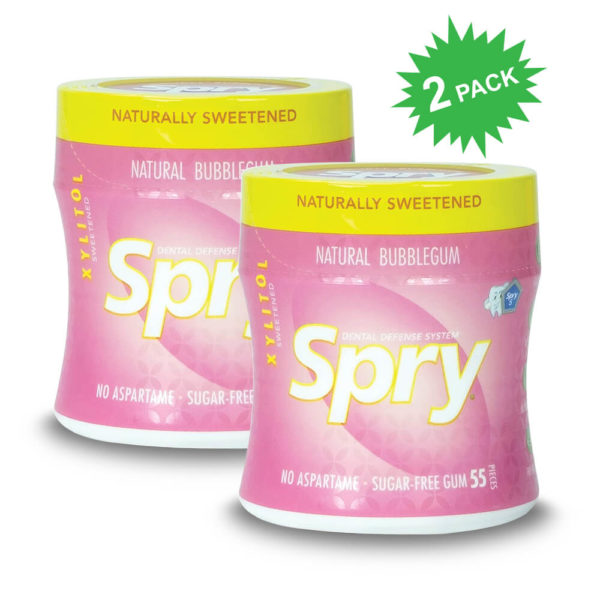 Spry Natural Xylitol Gum Bubblegum Flavor