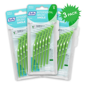 TePe Angle Interdental Brushes green color size 0.8mm