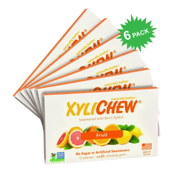 XyliChew Gum Blister Pack in Fruit Flavor