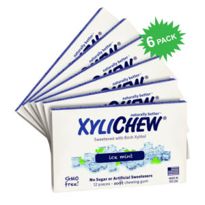 XyliChew Gum Blister Pack in Ice Mint Flavor