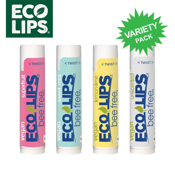 Eco Lips Bee Free Vegan Lip Balm Variety Pack