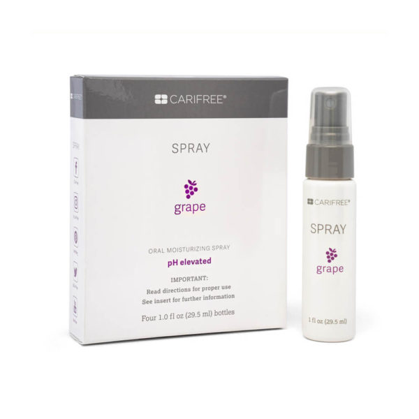 CariFree Oral Moisturizing Spray (Grape Flavor) with packaging