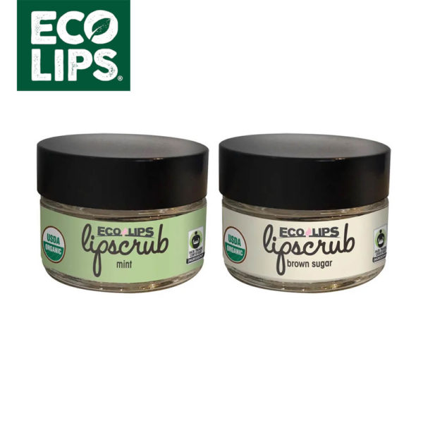 Eco Lips Organic Lip Scrub Mint & Brown Sugar Bundle