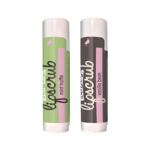 Eco Lips Lip Scrub Sticks in Mint Truffle & Vanilla Bean flavor bundle