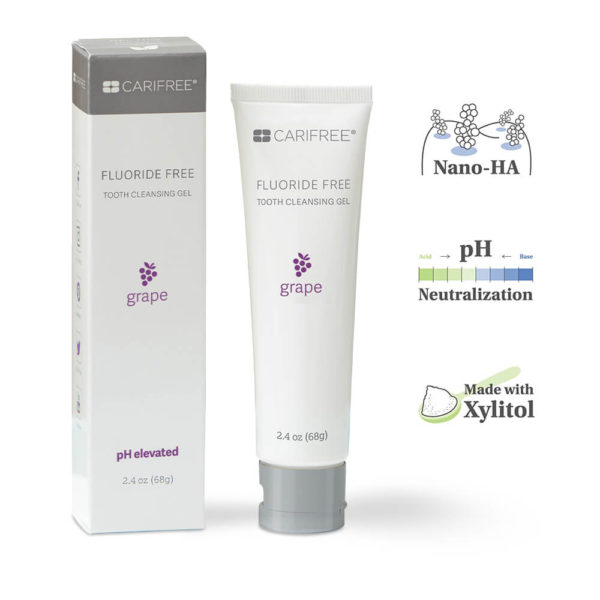 New CariFree Fluoride Free Tooth Gel (Grape Flavor) product features