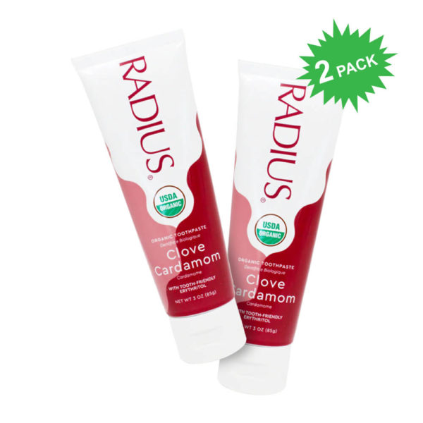 RADIUS USDA Organic Toothpaste in Clove Cardamom Flavor