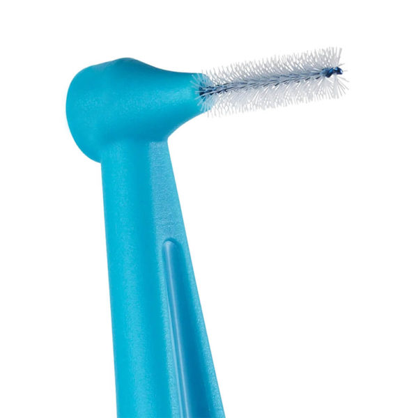 TePe Angle Interdental Brushes blue color detailed brush head