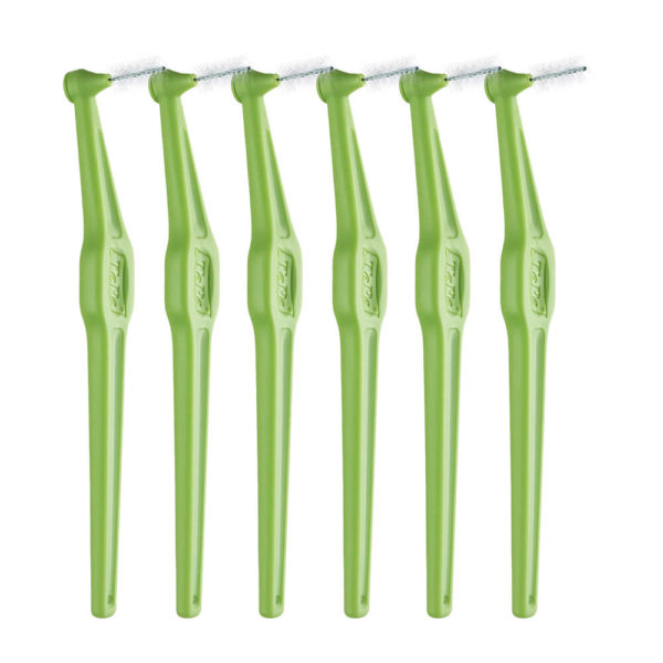 TePe Angle Interdental Brushes green color 6pcs per pack