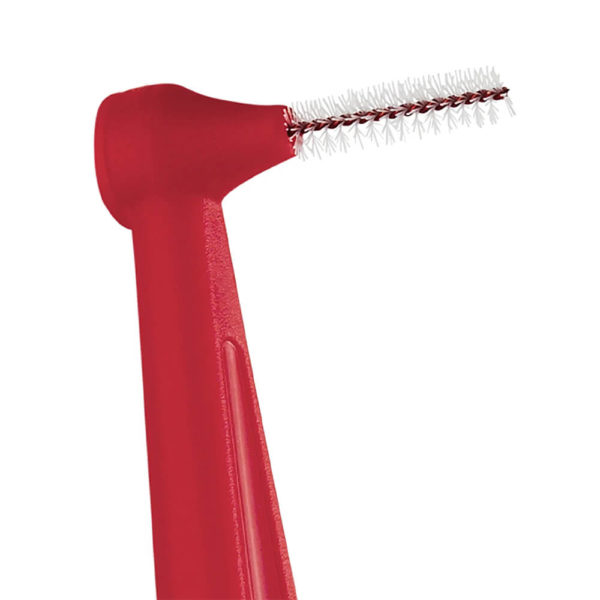 TePe Angle Interdental Brushes red color detailed brush head