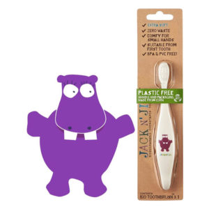 Jack n' Jill Bio Toothbrush Hippo front packaging