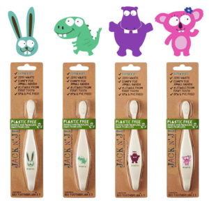 Jack n' Jill Bio Toothbrush in new biodegrable packaging design