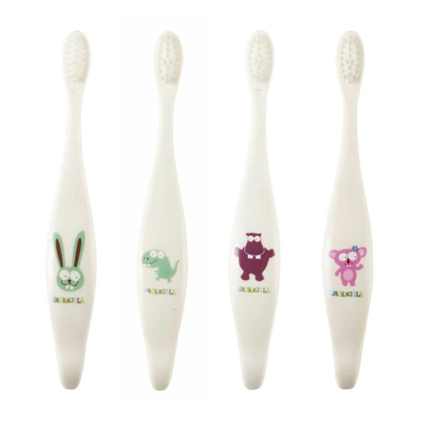 Jack n' Jill Bio Toothbrush in four characters