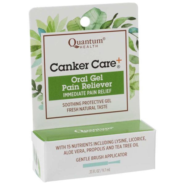 Quantum Health Canker Care+ Oral Gel, 0.33 oz tube