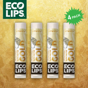 New Plant Pod Eco Lips Gold Moisturizing Lip Balm