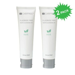 New CariFree Fluoride Free Tooth Gel in Mint Flavor (2-Pack)