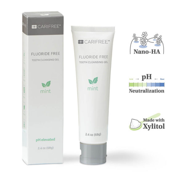 New CariFree Fluoride Free Tooth Gel (Mint Flavor) product features