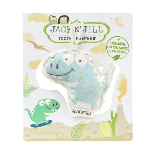 Jack N' Jill Tooth Keeper (Dino) front packaging