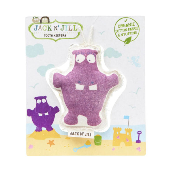 Jack N' Jill Tooth Keeper (Hippo) front packaging