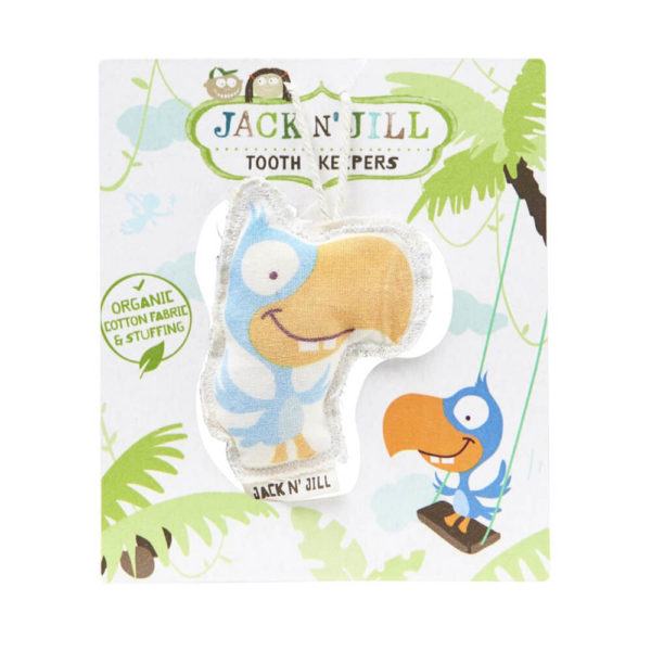 Jack N' Jill Tooth Keeper (Parrot) front packaging