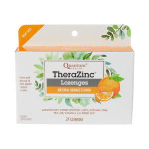 Quantum Health TheraZinc Lozenges Orange Flavor 24ct Box