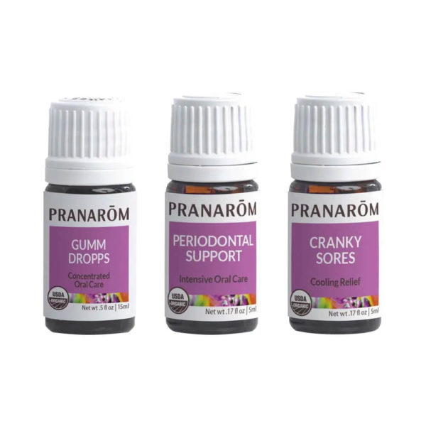 Pranarom Essential Oils Mouth and Gums Wellness Trio