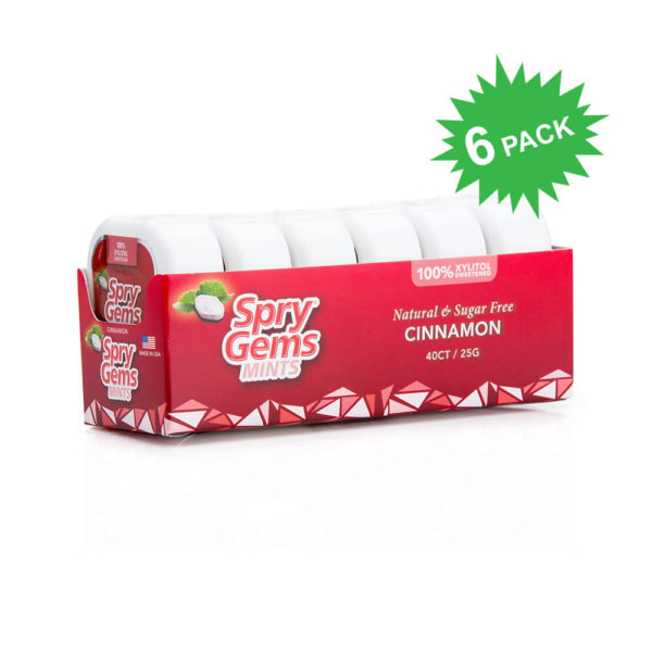 Spry Gems Cinnamon Flavor 6-pack.